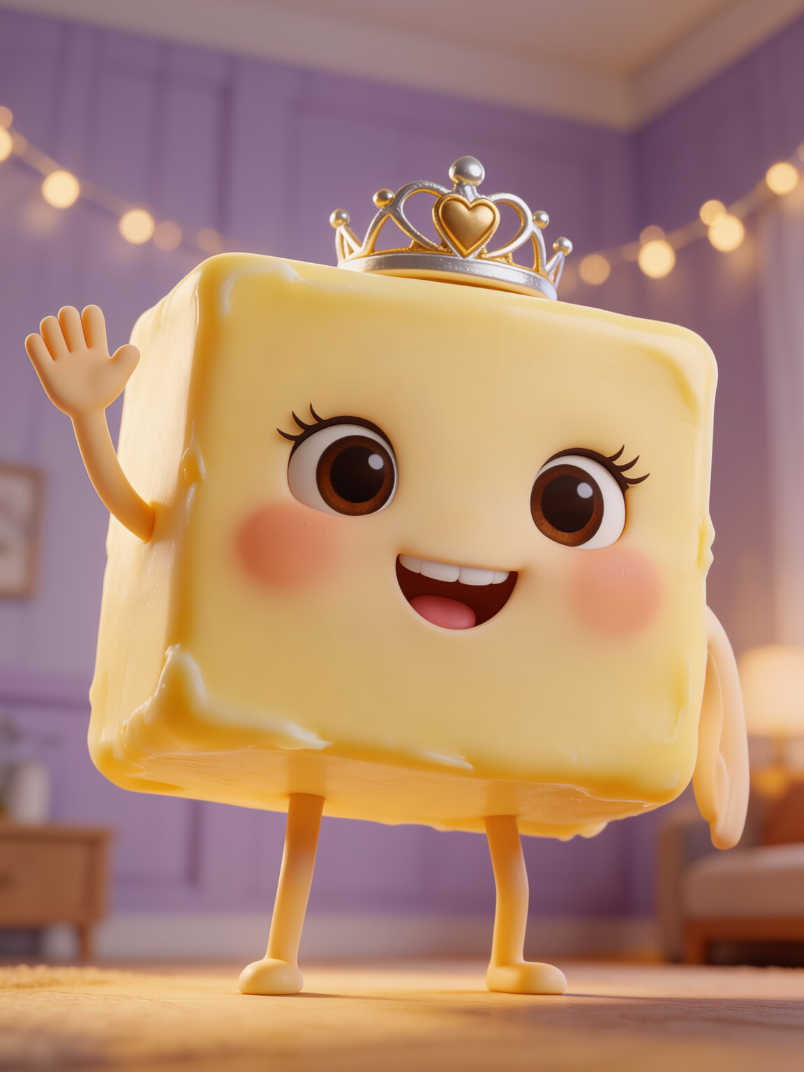 Butter Belle — 3D brand character